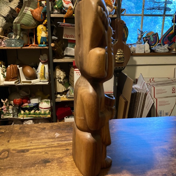 Aztec Mayan Wood sculpture - Picture 3 of 6